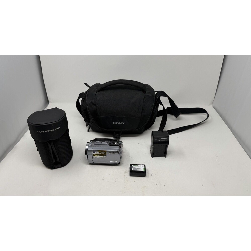 Sony Handycam DCR-SR82 60GB Hard Disk Drive With Case Tested and Working